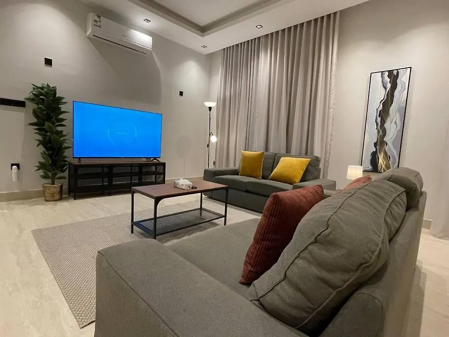 شقة مسكن قطون - الملقا D401 - مع فناء خارجي الرياض